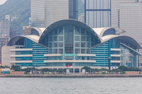 Edificio Moderno Expo Hall Hong Kong — Foto de Stock