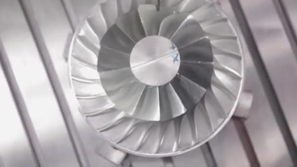 Pales Turbine Procédé Usinage Sonde Essai Précision — Video