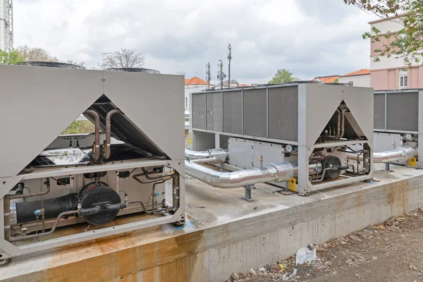 Pemanasan Ventilasi Dan Kondisioning Udara Unit Hvac — Stok Foto