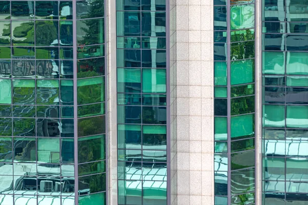 Green Glass Office Building Nya Belgrad Serbien — Stockfoto