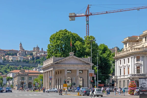Bergamo Włochy Czerwca 2019 Słoneczny Dzień Letni Bergamo Włochy — Zdjęcie stockowe