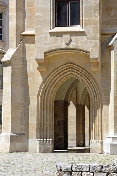 Camino Del Arco Gótico Piedra Chuch Viena — Foto de Stock