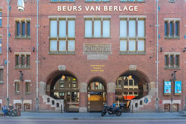 Amsterdã Holanda Maio 2018 Conferências Beurs Van Berlage Eventos Exposições — Fotografia de Stock