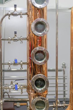 Bakır Damıtma Sütun Alkol Hala Bira Fabrikası Ekipmanı