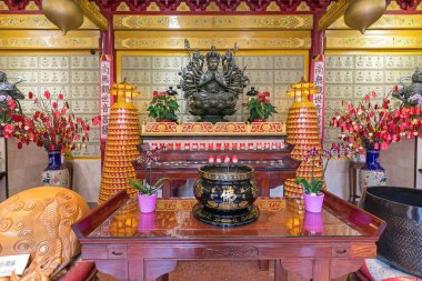 Amsterdam, Hollanda - 18 Mayıs 2018: Fo Guang Shan He Hua Budist Tapınağı.