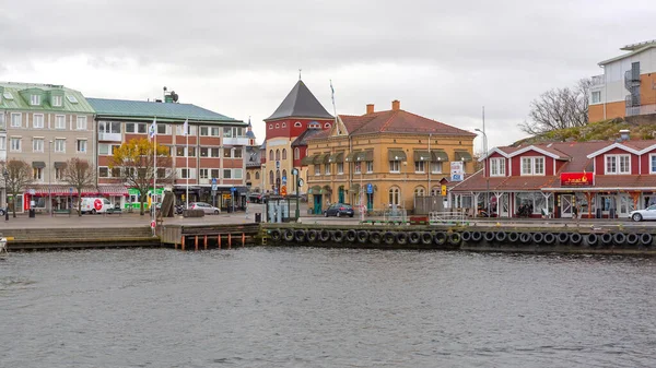 Stromstad Sweden November 2016 Маленький Міський Водний Док Перед Док — стокове фото