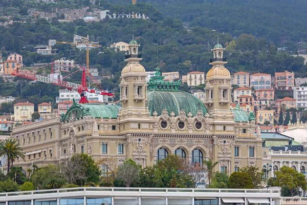 Monako Lutego 2016 Słynny Zabytkowy Budynek Kasyna Monte Carlo Monako — Zdjęcie stockowe