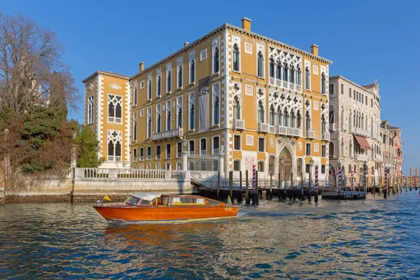 Wenecja Włochy Stycznia 2017 Palace Cavalli Franchetti Academia Art Gallery — Zdjęcie stockowe