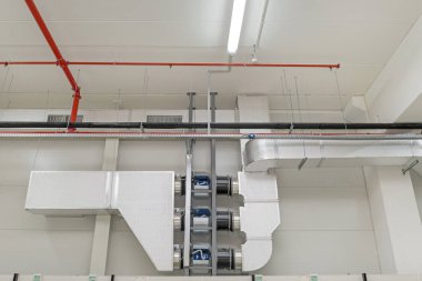 Fabrikadaki Hava Kanalı Patlayıcı Motor Hvac Sistemi