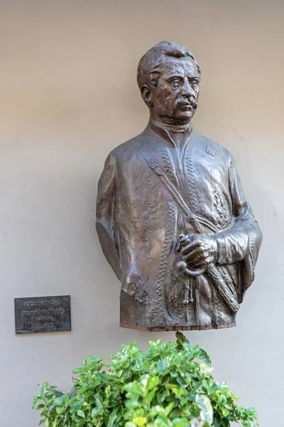 Zagreb Croatie Novembre 2019 Buste Bronze Célèbre Écrivain Politicien Ljudevit — Photo