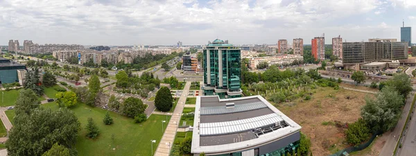 Belgrado Sérvia Junho 2019 Cidade Panorâmica Longa Dia Verão Belgrado — Fotografia de Stock