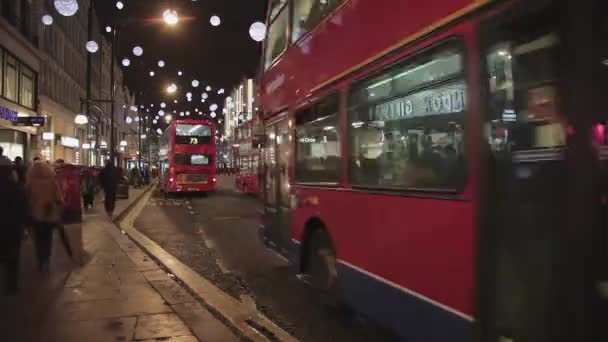 Londýn Velká Británie Listopadu 2013 Catching Black Cab Taxi Oxford — Stock video