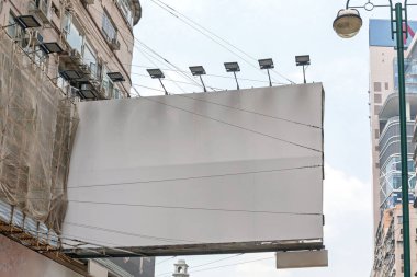 Hong Kong 'da Yeni Boş Billboard Yapısı