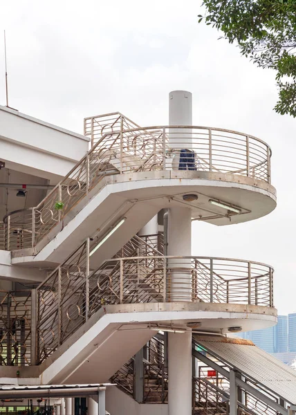 Escadas Externas Edifício Hong Kong — Fotografia de Stock