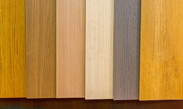 Pannello Legno Tavole Selezione Colore Varietà Materiale — Foto Stock