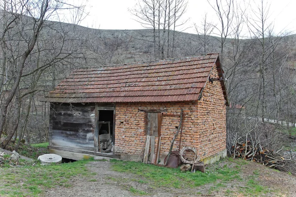 Old Watermill Structure Exterior Rural Village — Stock Photo, Image