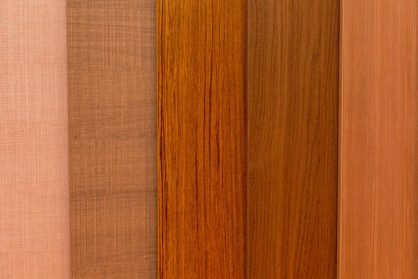 Drewniane Płyty Panelowe Wybór Kolorów Materiał Odmiany — Zdjęcie stockowe