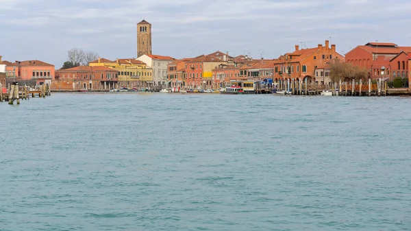 Leere Insel Murano Venedig Italien Wintertag — Stockfoto