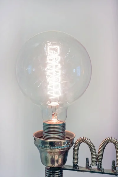 Антикварная Лампочка Эдисона Винтажный Углерод Вольфрамового Волокна — стоковое фото