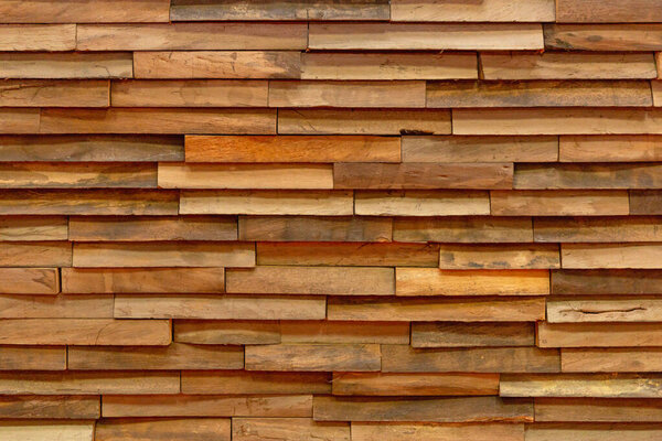 Brown Wood Tiles Exterior Cabin Wall Background