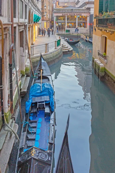 Venise Italie Janvier 2017 Célèbre Hard Rock Cafe Canal Venise — Photo