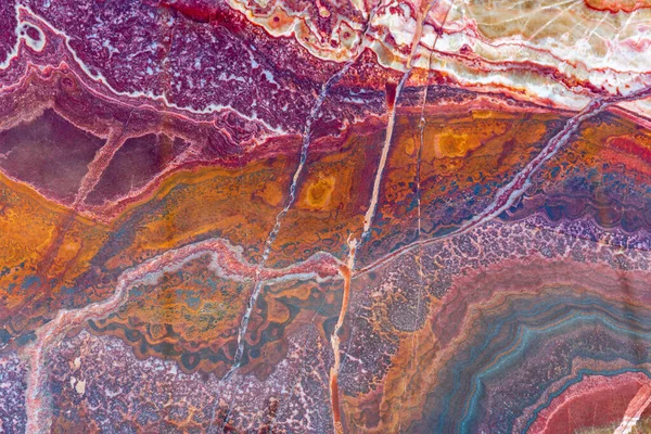 Lujo Italiano Colorido Mármol Piedra Venas Fondo Del Azulejo —  Fotos de Stock