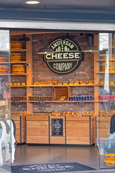 Amsterdam Hollanda Mayıs 2018 Amsterdam Hollanda Cheese Company Shop — Stok fotoğraf