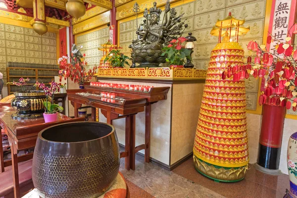 Amsterdam Nederland Mai 2018 Guang Shan Hua Buddhist Temple Interior – stockfoto