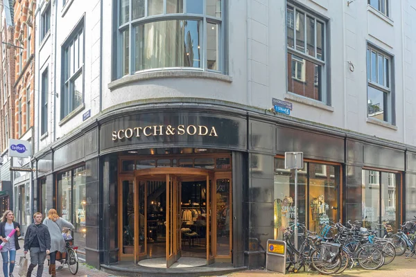 Amsterdam Nizozemsko Května 2018 Scotch Soda Store Corner Amsterdam Holland — Stock fotografie