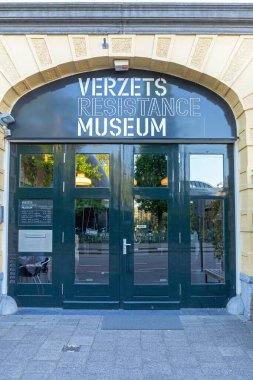 Amsterdam, Hollanda - 14 Mayıs 2018: Hollanda Direniş Tarihi Müzesi Amsterdam, Hollanda.