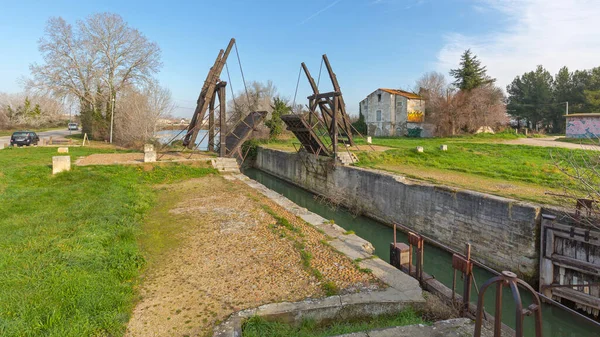 Arles Γαλλία Ιανουαρίου 2016 Pont Van Gogh Langlois Bridge Landmark — Φωτογραφία Αρχείου