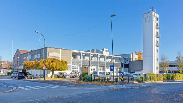 Fredrikstad Noruega Octubre 2016 Edificio Estación Bomberos Fredrikstad Noruega — Foto de Stock