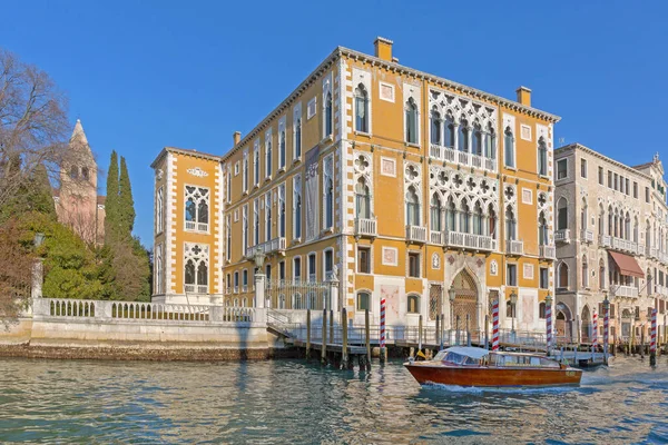 Venetië Italië Januari 2017 Paleis Cavalli Franchetti Academia Art Gallery — Stockfoto