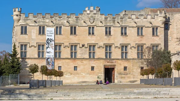 Avignon France Січня 2016 Small Palace Museum Art Gallery Building — стокове фото