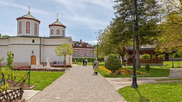 Belgrado Serbia Mayo 2019 Monasterio Cristiano Ortodoxo Rakovica Belgrado Serbia — Foto de Stock