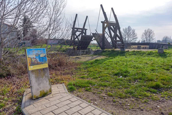 Arles Francja Stycznia 2016 Pont Van Gogh Langlois Bridge Landmark — Zdjęcie stockowe