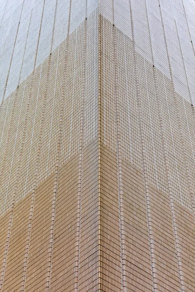 Rincón Del Edificio Arquitectura Moderna Con Azulejos Amarillos — Foto de Stock