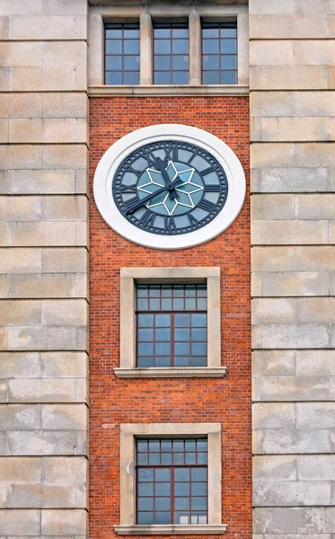 Kowloon Canton Torre Dell Orologio Ferroviario Hong Kong — Foto Stock