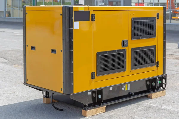 Auxiliary Electric Power Generator Diesel Engine Yellow Box