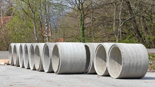 New Concrete Pipe Parts for Sewage Construction