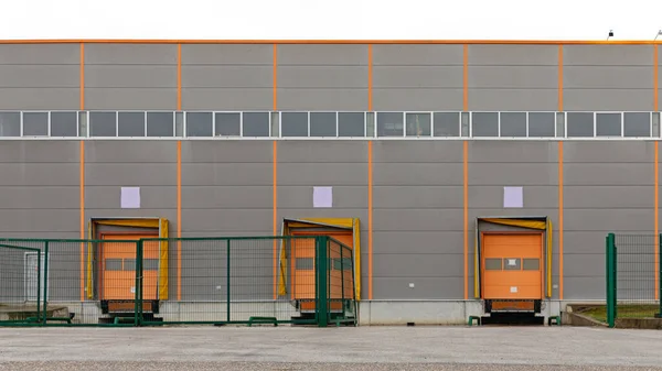 Loading Dock Cargo Doors at Distribution Warehouse