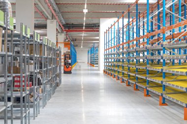 Dağıtım Deposunda Yerçekimi Akışı Rafı Rafı