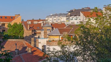 Eski Belgrad 'daki Yerleşim Evleri Sırbistan