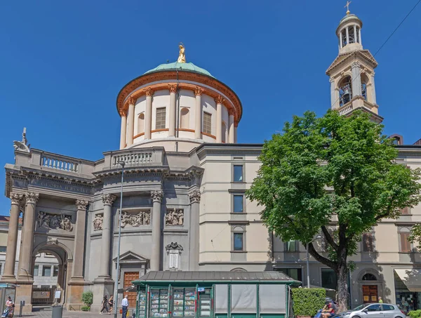Bergamo Italien Juni 2019 Gebäude Der Römisch Katholischen Kirche Santa — Stockfoto