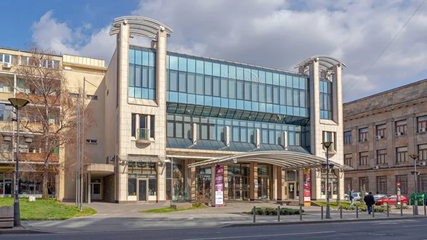 塞尔维亚贝尔格莱德 2020年3月15日 Zemun的Madlenianum Opera Theatre Building Venue — 图库照片