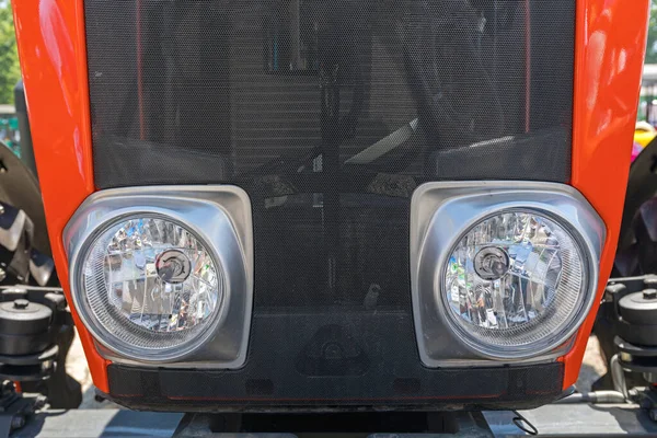 Halogen Headlights Front Tractor Agriculture Vehicle — Stock Photo, Image