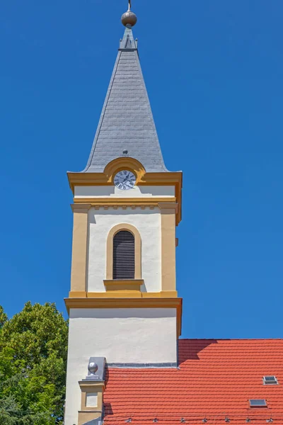 Morahalom South Hungary Church Tower Sunny Day — Stock Photo, Image