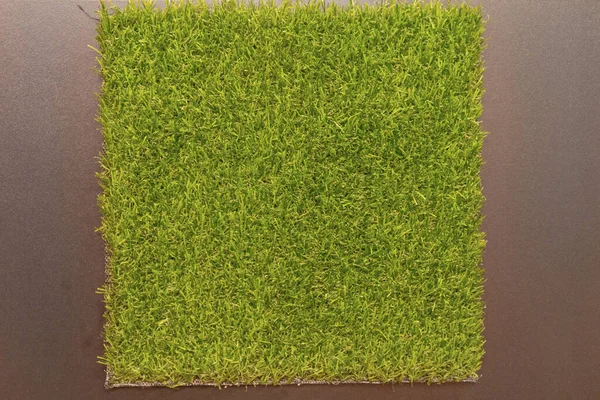 Syntethic Green Grass Patch Artificial Gardens — Stock fotografie