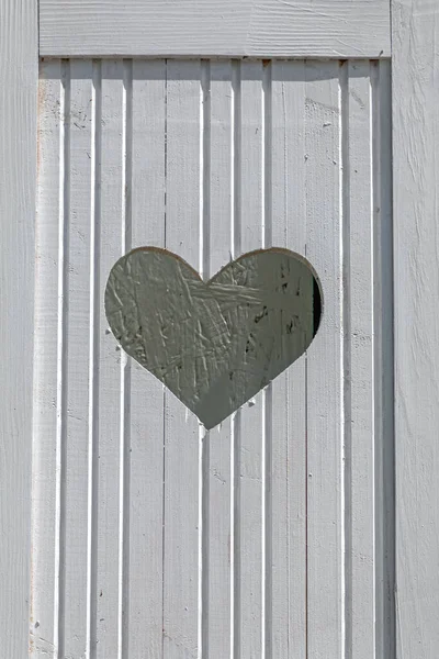 Carved Hearth Shape White Window Shade Home Decor — Stock Photo, Image