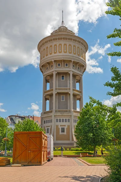 Szeged Węgry Czerwca 2021 Zabytkowa Wieża Wodna Viztorony Zabytek Placu — Zdjęcie stockowe